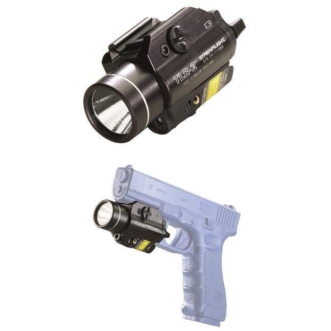 Streamlight TLR-2 Gun Light 300 Lumens Black Anodized Rail Mount - Streamlight - 300 LUMENS