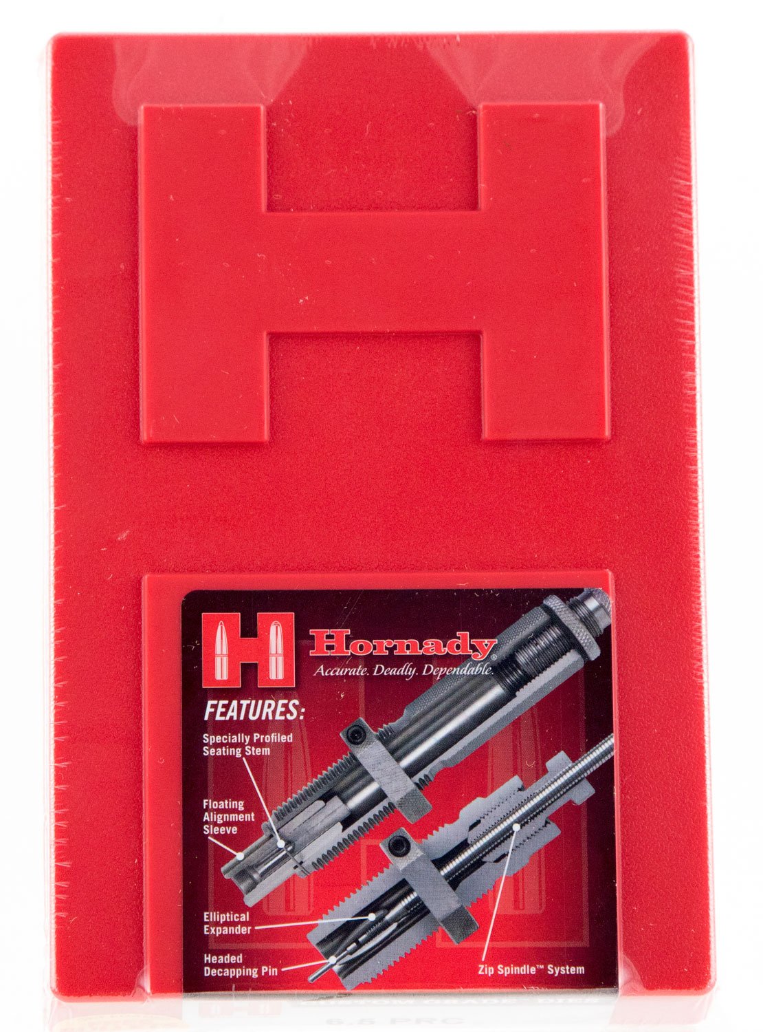 Hornady 546217 22 Creedmoor Die Set 2 Die Full-Length Sizing Steel - Hornady - 22 CREEDMOOR