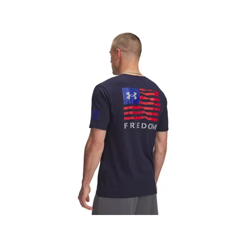 Under Armour Freedom Banner T Men's Medium UA Tech Short Sleeve