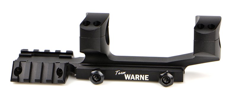 Warne RAMP1 R.A.M.P. Scope Mount/Ring Combo Black Anodized 1" AR-15 - Warne