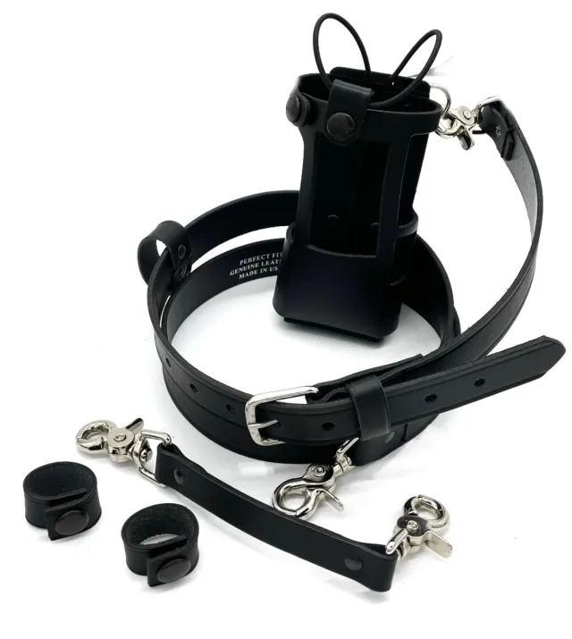 Perfect Fit Firefighter Radio Holder Beltslide D-Rings Bundle