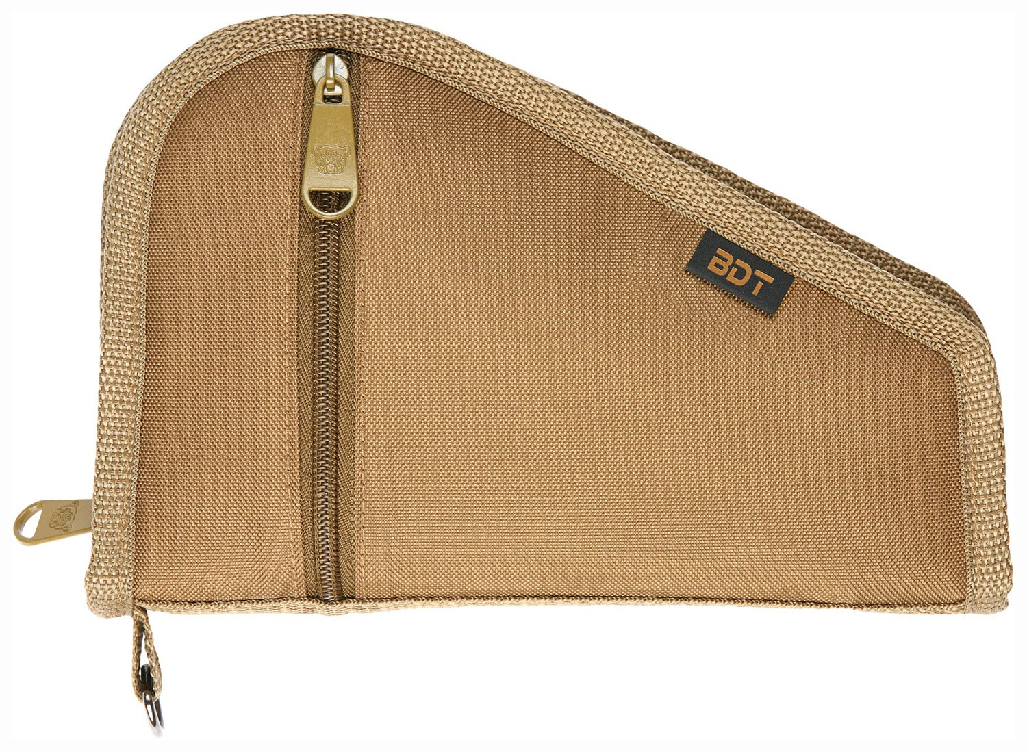 Bulldog BDT620T Deluxe Tan Pistol Case, Water & Heat Resistant, 12"x6" - Bulldog