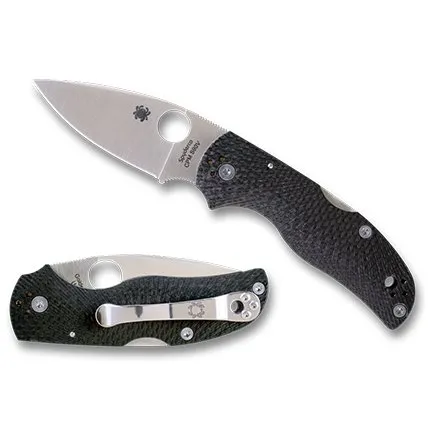 Buy Spyderco C41CFFP5 Native 5 Fluted Carbon Fiber CPM S90V Knife online