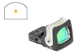 Trijicon RM05 RMR Sight 9 MOA Amber Dot Forged Aluminum Black Finish - Trijicon