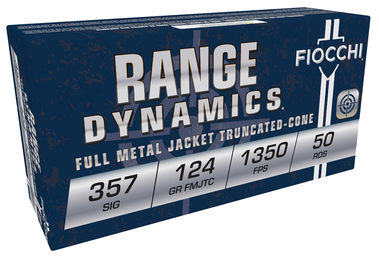 Fiocchi 357SIGAP 357 Sig 124gr Full Metal Jacket 50 Rounds Box - Fiocchi - 357 Sig