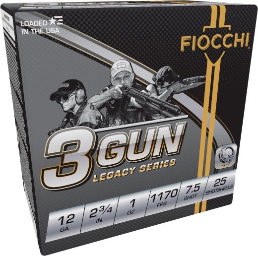 Buy Fiocchi 3 Gun Match Shotshells 12ga 2-3/4 1oz 1170 fps #7.5 25/ct online
