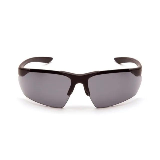 Pyramex Venture Gear Drone 2.0 Shooting Glasses Black Frame with Grey Anti-Fog Lens - Pyramex Safety