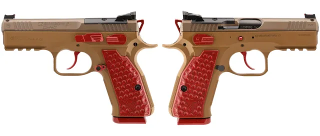 CZ Shadow II Compact 9mm 4 In Peanut Butter & Strawberry Jelly 2-15RD Mags