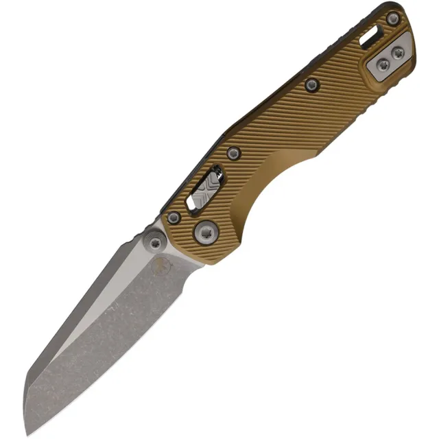 Microtech MSI Mini 3.19 In Wharncliffe Ram-Lok Apocalyptic Tan Alu Handle - MICROTECH