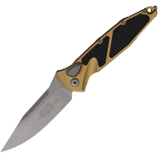 Microtech Socom Elite 3.98 In SE Auto Apocalyptic Tan Aluminum Handle - MICROTECH for sale at Iron and Lace