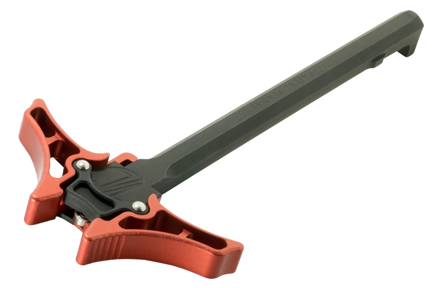 Timber Creek EAMBICHR Enforcer Ambidextrous AR Charging Handle Red Aluminum - Timber Creek