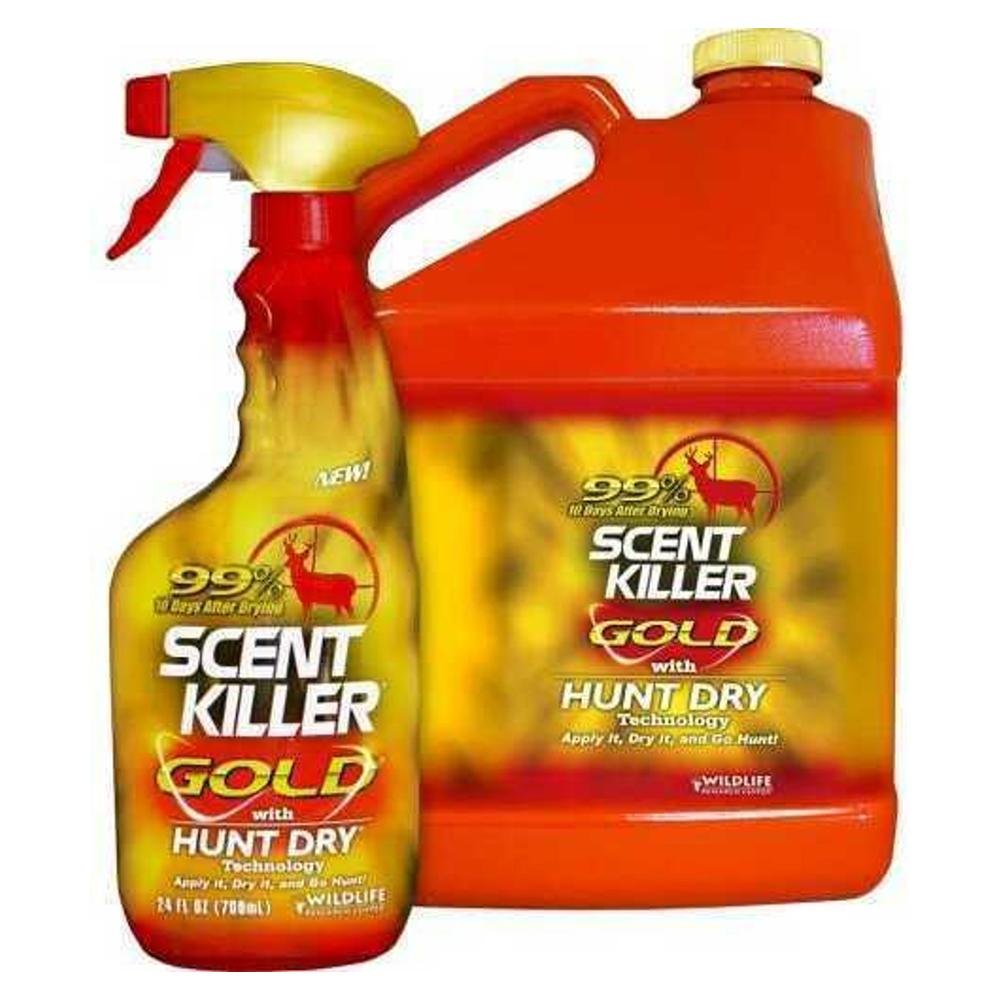 Wildlife Research Scent Killer Gallon Combo Gold - Model 1268, Color Gold, Scent Elimination Spray - Wildlife Research Center