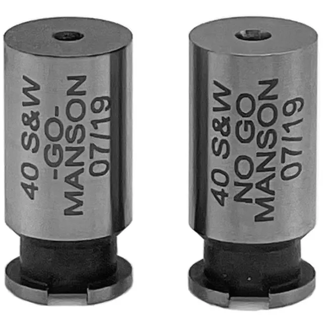 Manson PRECISION GO GAUGE FITS .40 SMITH & WESSON STEEL