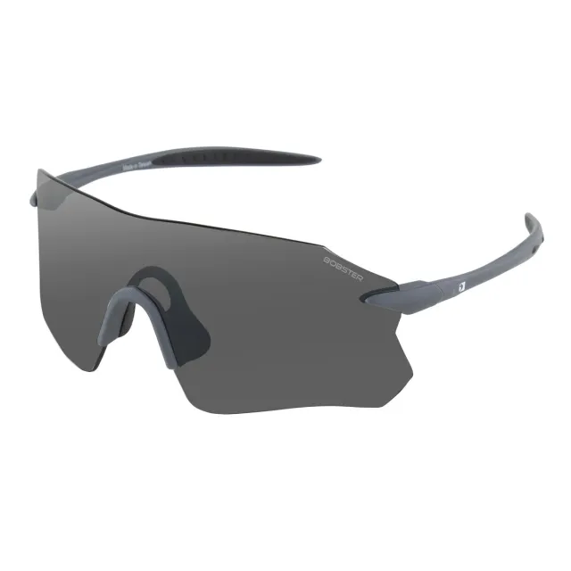 Bobster Aero Matte Gray Frame Smoke/Silver Mirror Lens