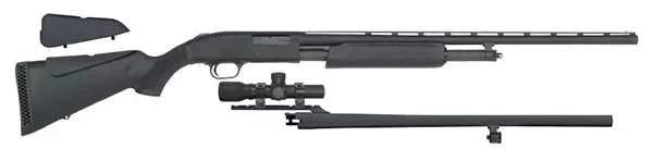 Buy Mossberg 58244 500 Field/Deer 12 Gauge Shotgun, 28" Vent Rib/24" Slugster Barrels, Synthetic Dual Comb Stock online