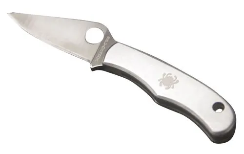 Spyderco Bug Slipit C133P Stainless Steel 1.27 In Plain Edge - Spyderco