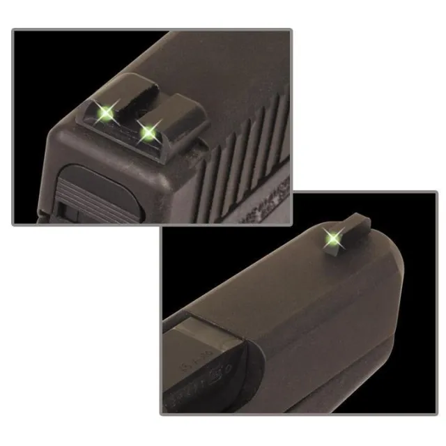 TruGlo Tritium Sights Front & Rear #8 Front/#8 - TRU Ball