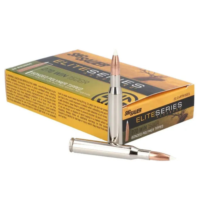 Sig Sauer E270AB150-20 .270 Winchester 150 gr AccuBond 20 Rounds - Sig Sauer - 270 Win