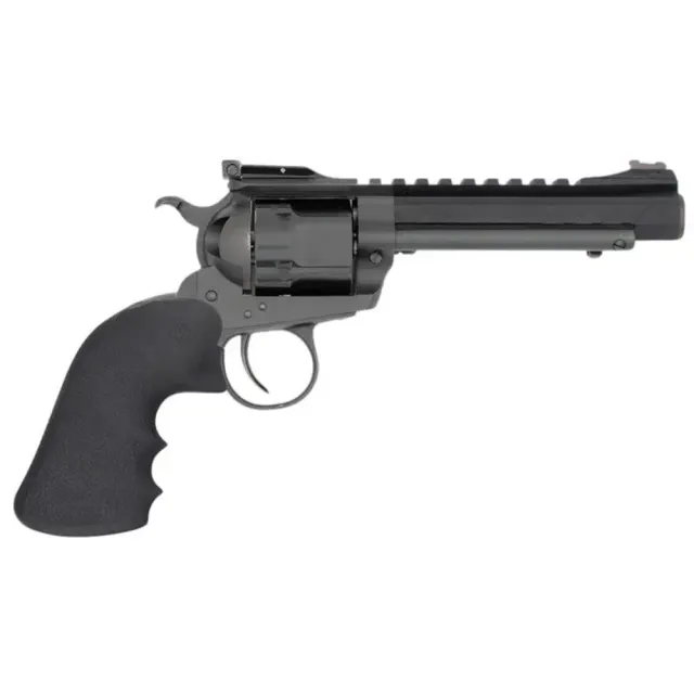 Chiappa 1873 SAA Revolver 44 Mag 5.5 in. Black w/Hex Barrel & Pic Rail 6 rd