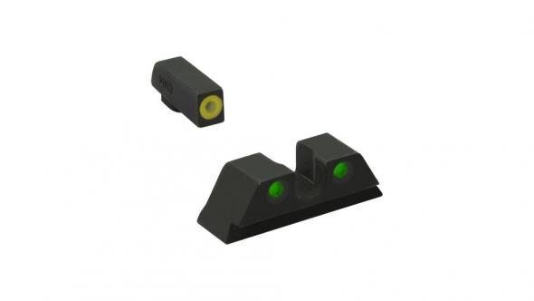 Buy Mepro Light 417703121 Hyper-Bright Sights Yellow Front/Green Rear online
