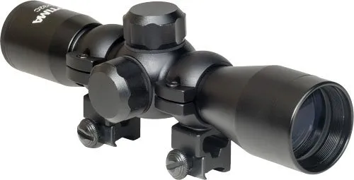 Hatsan HA90504 Optima 4x32C Compact Scope Mil-Dot w/ Rings Black - Hatsan
