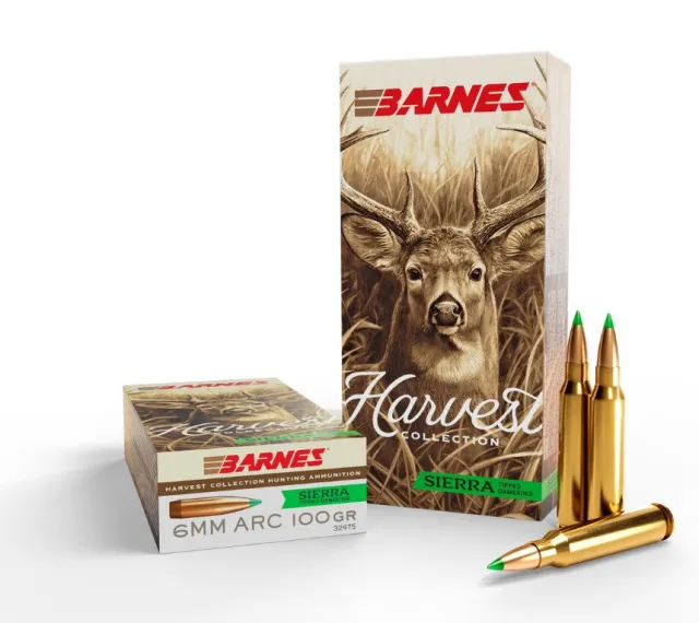 Barnes 32475 6MMARC 100GR Tipped GameKing 20Rd Ammo - Barnes Bullets - 6mm ARC