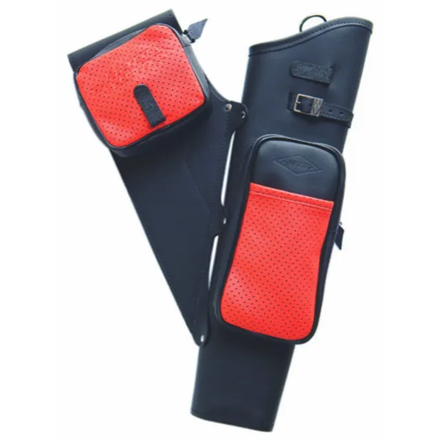 Neet NT-2100 Leather Target Quiver Black 19" RH - Neet