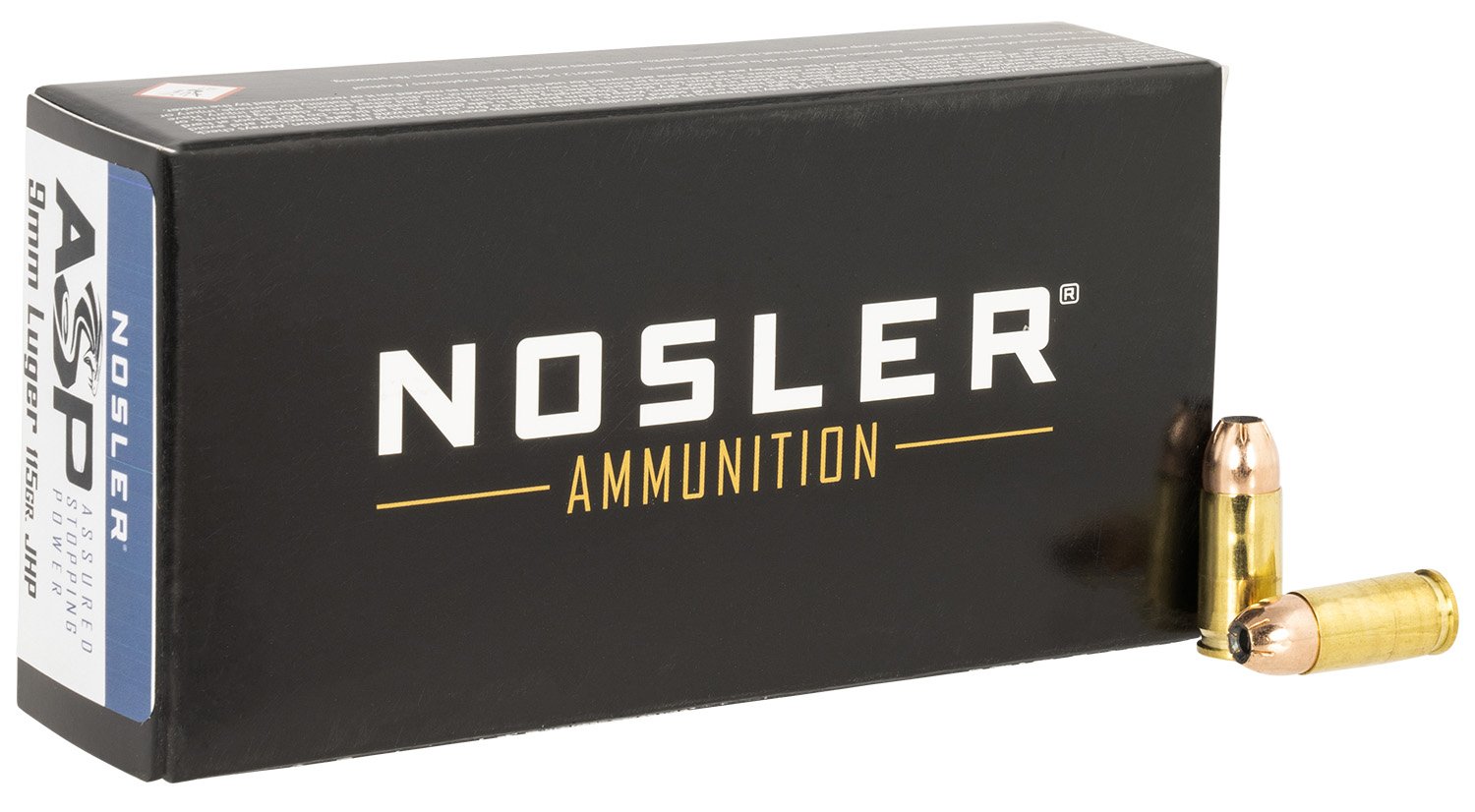 Nosler 51017 9mm Luger 115 Grain Jacketed Hollow Point 50 Rounds - Nosler - 9mm Luger