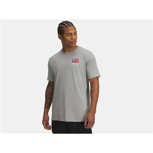 Under Armour Freedom Left Chest Men's Short Sleeve Tee Large