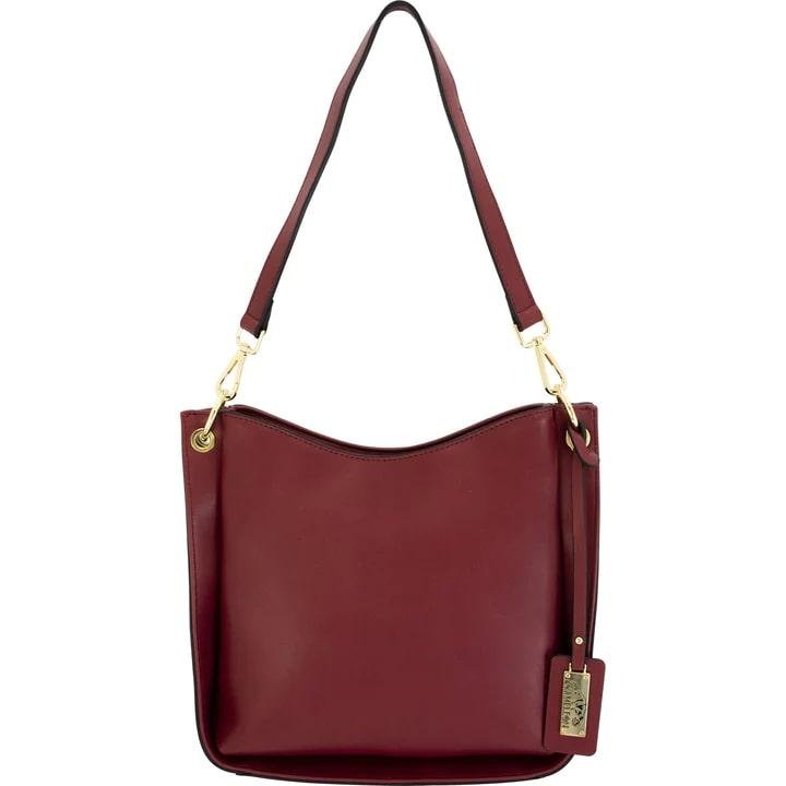 Cameleon 49633 Emma Concealed Carry Purse, Burgundy Leather - Rugged Rare