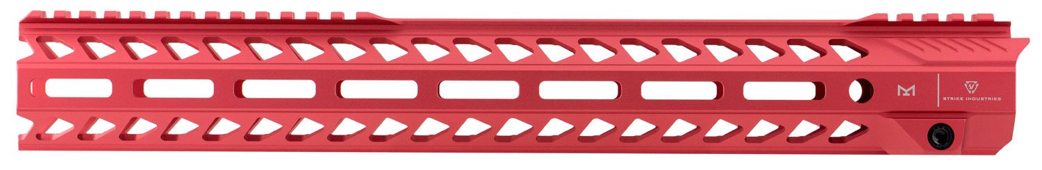 Strike Industries StrikeRail AR-15 15.5in Red M-LOK Handguard - Strike Industries