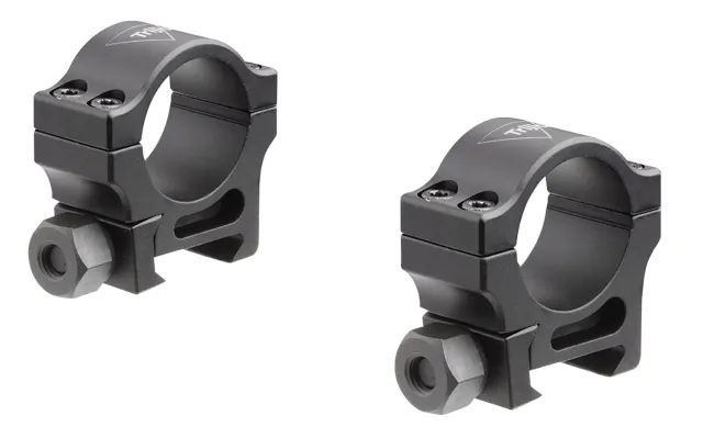 Trijicon AC22005 Riflescope Rings 1" Low Black Parkerized Aluminum