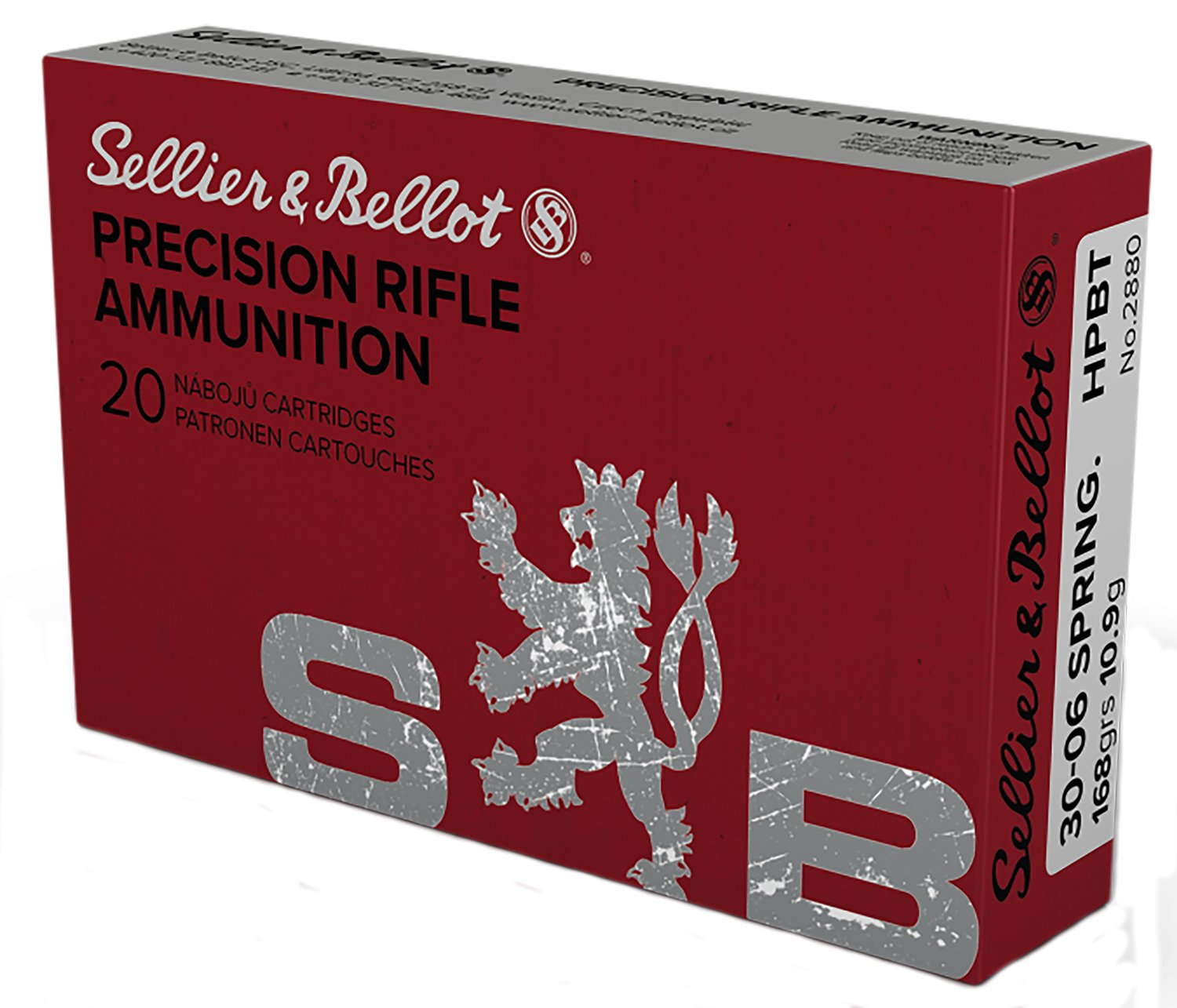 Sellier & Bellot SB3006D 30-06 Springfield 168gr HPBT Ammo 20 Rounds - Sellier & Bellot - 30-06 Springfield