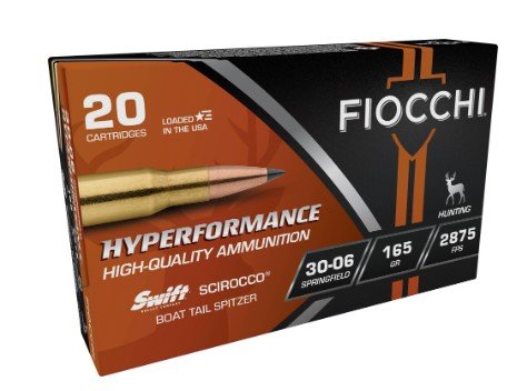 Fiocchi A3006SCA Extrema 30-06 Springfield 165gr Swift Scirocco 20 Rds - Fiocchi - 30-06 Springfield