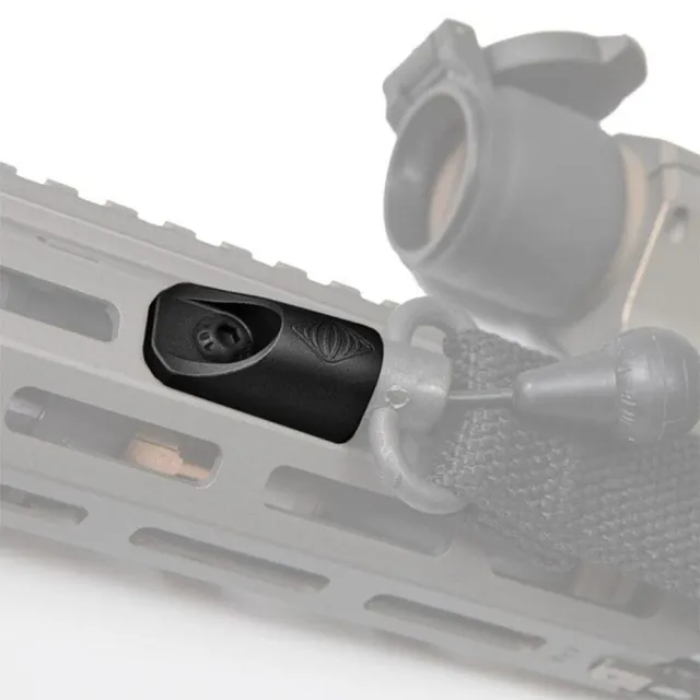 Reptilia 100123 QD M-Lok Sling Socket Black 7075-T6 Aluminum Mount