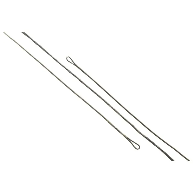 J and D Custom Strings 452X Bowstring Black 51.5in Pre-Stretched Loops - J and D Custom Strings