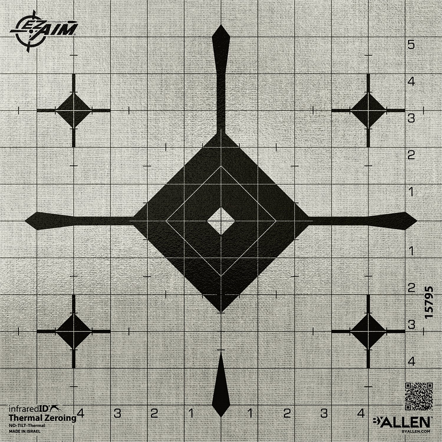 Buy Allen Company 15795 Paper Target 12 in Thermal ID Grid 1 Pack online