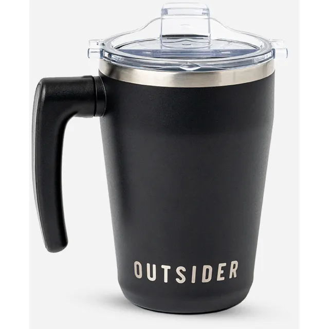 Outsider The AM Travel Mug Black 17oz 17-4 Stainless Steel - Outsider