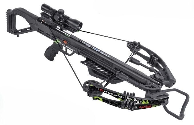 Killer Instinct 2000 Bone Collector 405FPS Crossbow Kit 185lb - Killer Instinct
