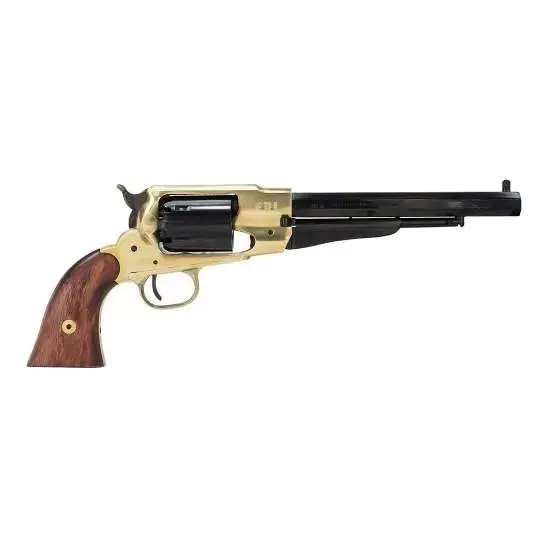 Buy Traditions FR18581 1858 Army Break Open 44 Cal #11 Percussion 8" 6rd Brass Frame Blued Barrel & Cylinder Walnut Grip online