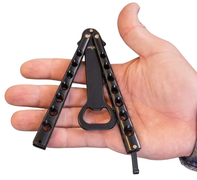 CAMP CBG-BF1021BK BUTTERFLY BOTTLE OPENER BLK - CAMP