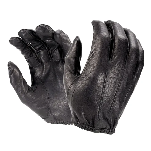 Hatch SG20P Dura-Thin Search Glove Black 2XL Leather Elasticized Cuff - Hatch for sale at Smoke Wagon Firearms