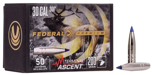 Federal PB308TA2 Premium Terminal Ascent 30Cal 200gr 50/Box
