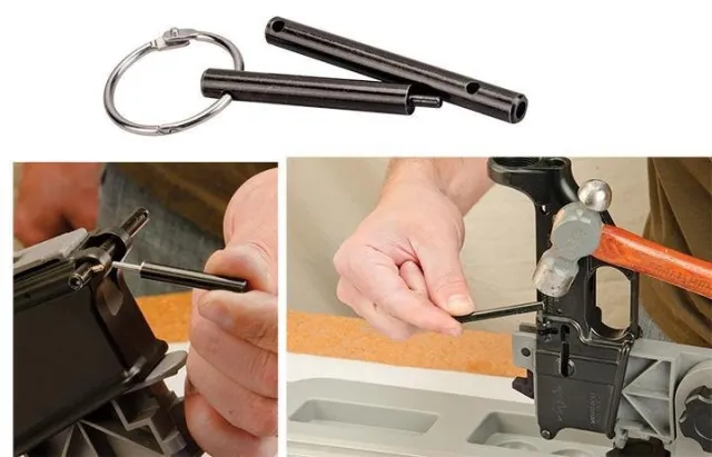 Buy Wheeler 156243 Delta Series AR-15, M4, M16 Pivot & Roll Pin Tool - Black Zinc Plated Steel online