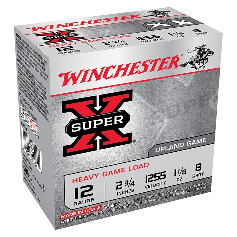 Winchester Super-X 12 Gauge 1-1/8 oz 250 Rounds Lead Shot - Winchester - 12 Gauge