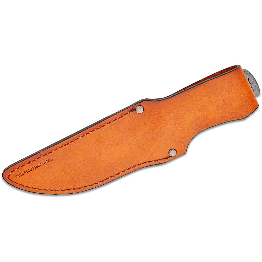 Old Timer 1209456 Frontier Knife, 5" Drop Point, Luxewood Handle, Sheath - Battenfeld Technologies