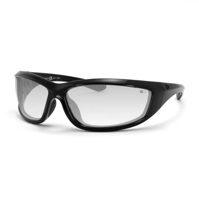 Bobster ECHA001C Charger Sunglasses Gloss Black Clear Lens