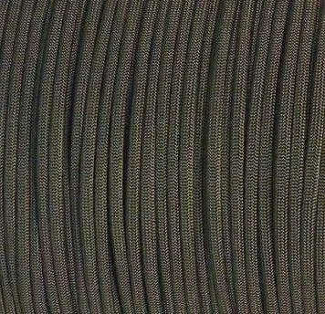 Mero 550 Paracord - 100' 550 lb Olive Drab 5040 Military - E.L. Wood Braiding Co. Inc.