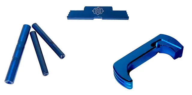 Cross Armory CRG5OKBL Glock Gen5 3-Piece Kit Blue Anodized Steel/Aluminum - Cross Machine Tool Company - 3 PIECE KIT