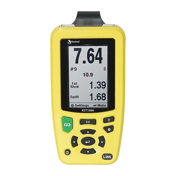 Kestrel 0740LYEL KST 1000 Shot Timer Bluetooth, IP67, 90hr Battery Life - Kestrel